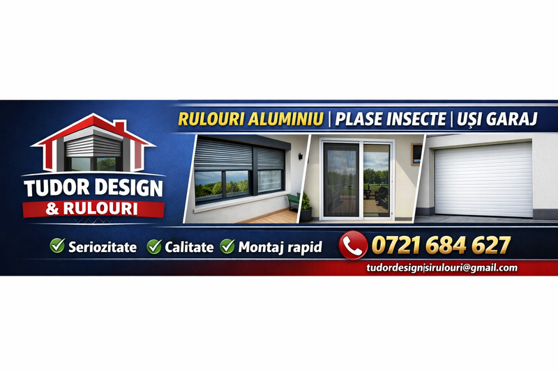 Rulouri aluminiu, plase, usi de garaj