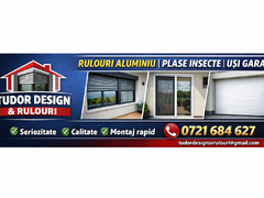 Rulouri aluminiu, plase, usi de garaj